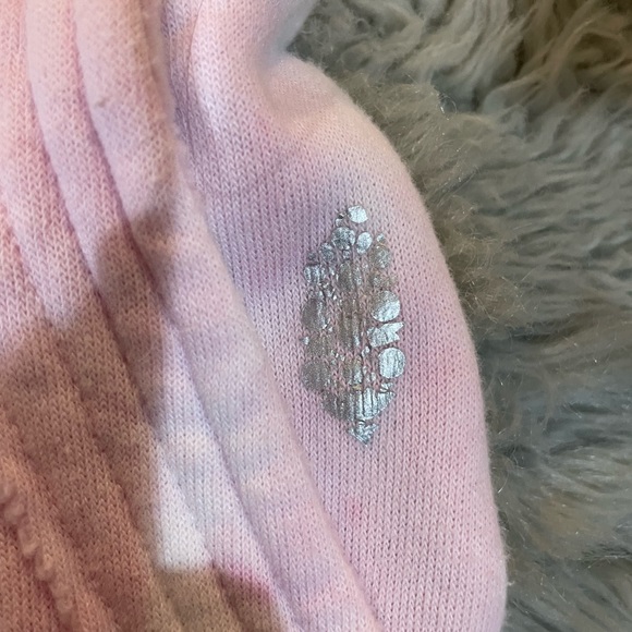 Free People Work it Out Pink and White Tie Dye Joggers - Picture 4 of 5